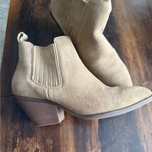 Portland Leather Patina Tan Suede Ankle Boots